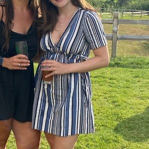 Zara Striped Mini Dress
